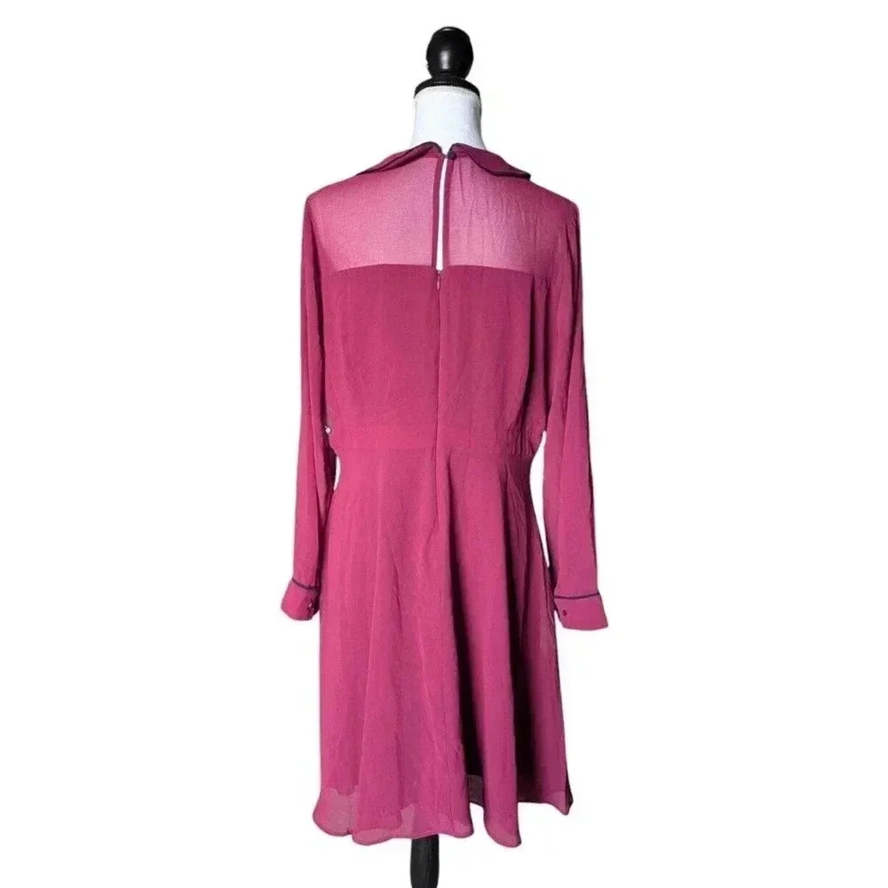 ModCloth Burgundy Mini Dress - Picture 3 of 14